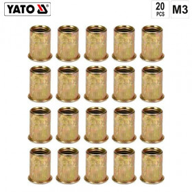 YATO YT-36470 ΠΡΙΤΣΙΝΙΑ ΣΠΕΙΡΩΜΑΤΟΣ Μ3 ΣΕΤ 20 ΤΜΧ