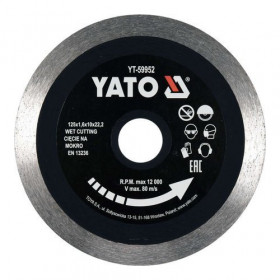 YATO YT-59952 ΔΙΑΜΑΝΤΟΔΙΣΚΟΣ ΠΛΑΚΙΔΙΩΝ 125Χ1,6