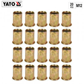 YATO YT-36476 ΠΡΙΤΣΙΝΙΑ ΣΠΕΙΡΩΜΑΤΟΣ Μ12 ΣΕΤ 20 ΤΜΧ